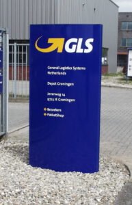 GLS bewegwijzering Zuil