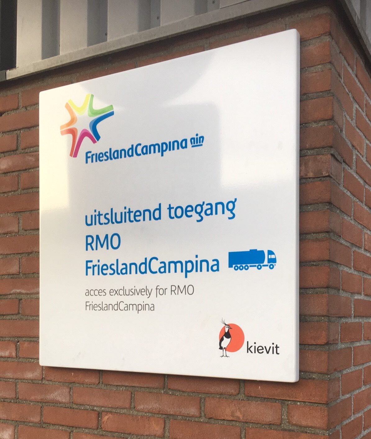 Bewegwijzering Frieslandcampina
