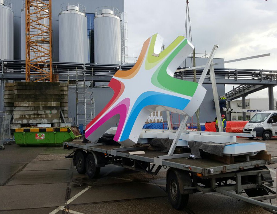 Campina logo lichtbak